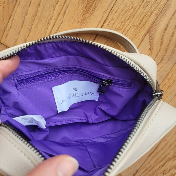 Ela Micro Belt Bag Spring Jilly Box S/M Neutral Dove Pebble - Picture 8 of 16